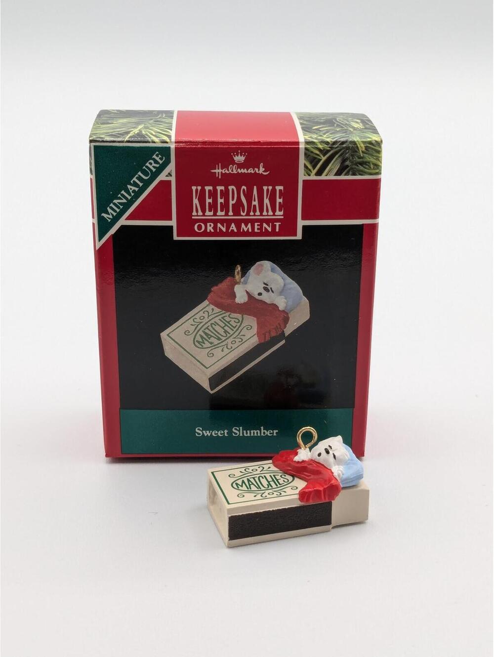 Hallmark Keepsake Sweet Slumber Miniature Ornament 1990, New in Box